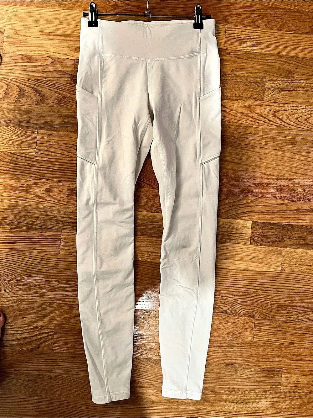 lululemon Fast and Free High-Rise Tight 25" *5 Pocket White Size 4